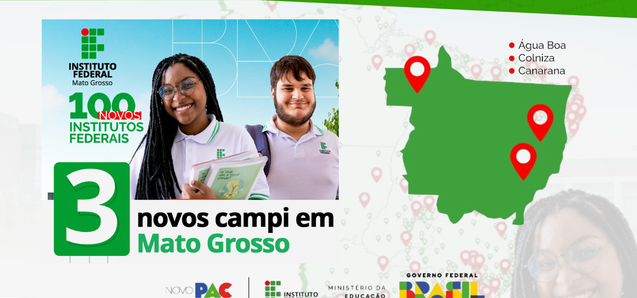 Aberta Licitação para construção do IFMT Campus Água Boa